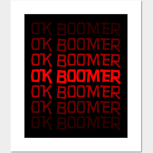 Ok Boomer Posters and Art